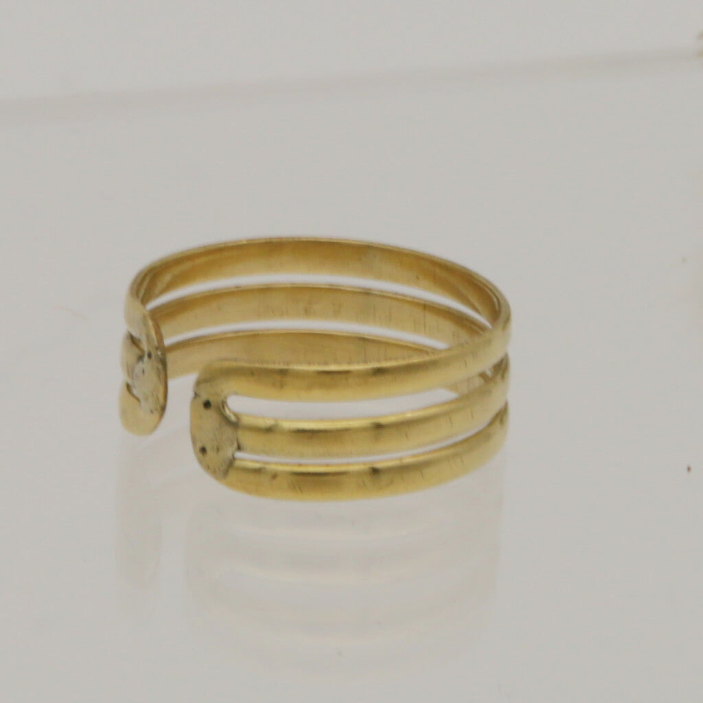 Zehenring Fußring Messing