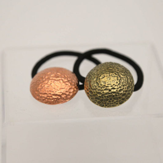 haargummi messing kupfer gehämmert gummi