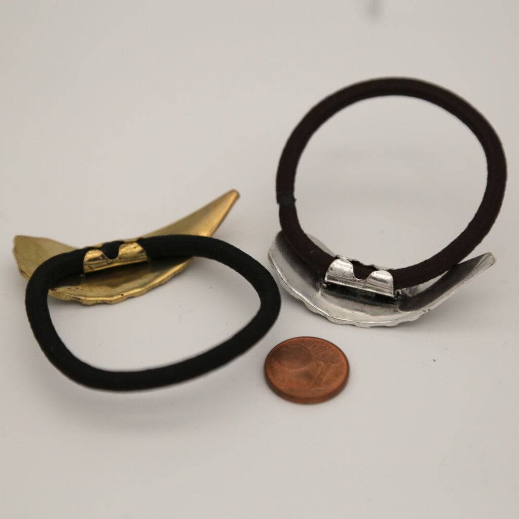 Haargummi Haarschmuck Metall Pfau