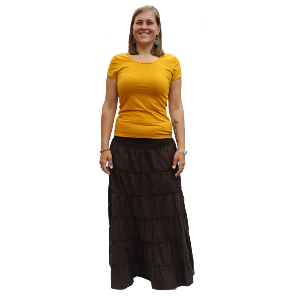 Maxi Tellerrock aus Baumwolle Gypsy Rock