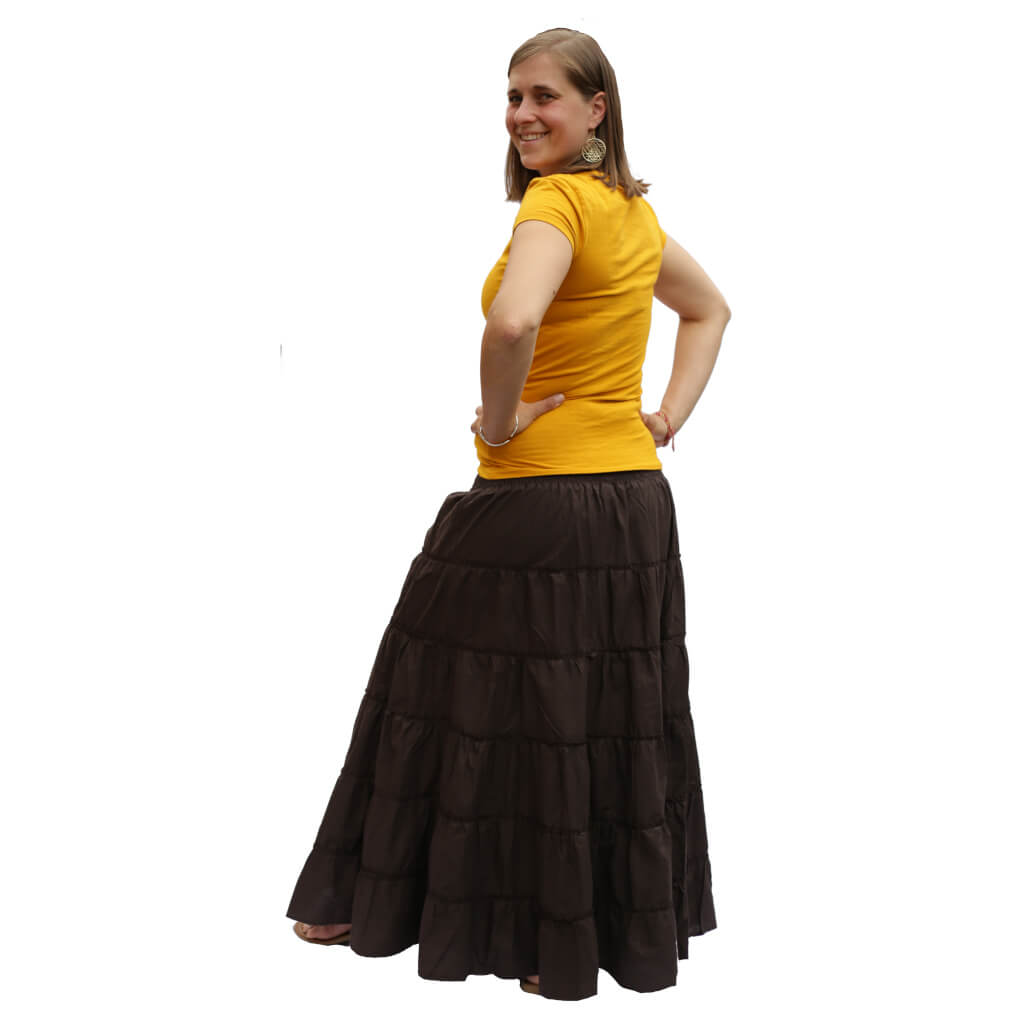 Maxi Tellerrock aus Baumwolle Gypsy Rock
