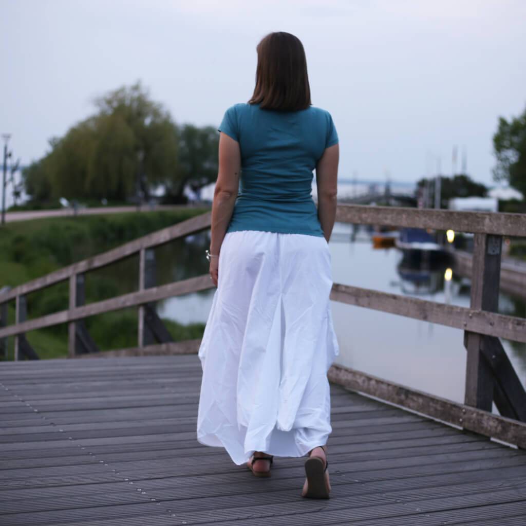 Sommerrock lang Damen Baumwolle