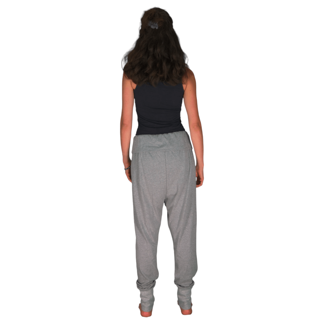 Bequeme Jersey Pumphose Hose in grau