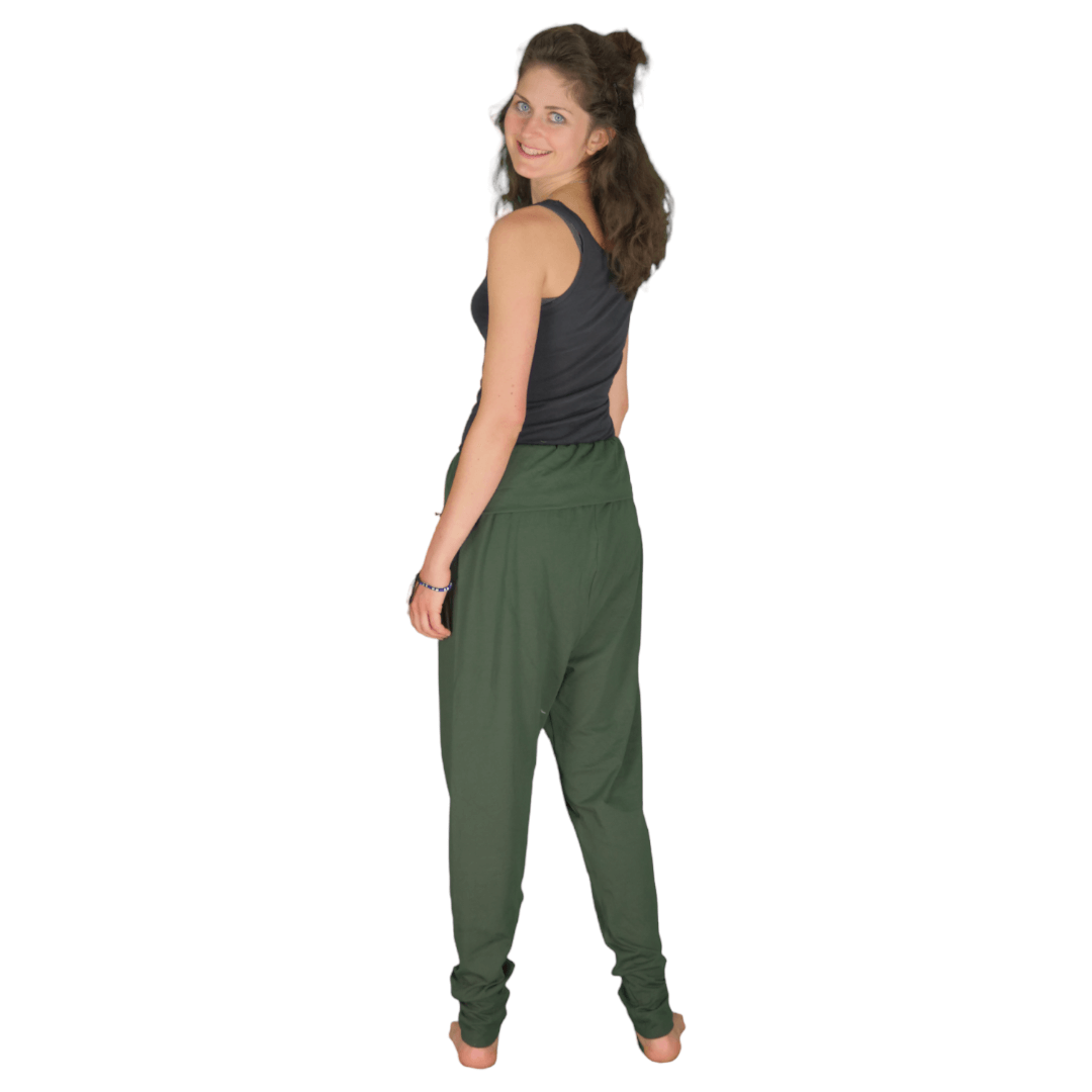 Bequeme Jersey Pumphose Hose in grün