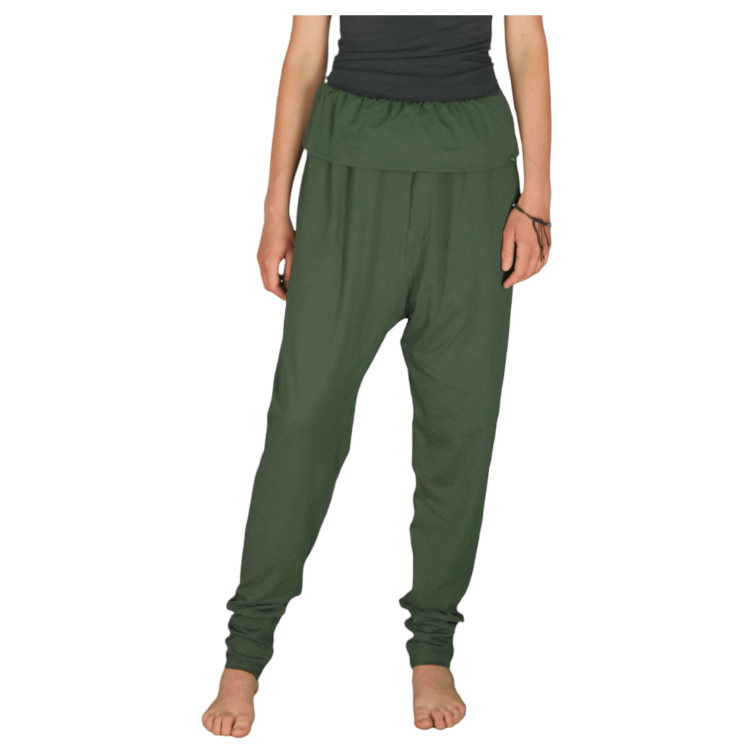 Bequeme Jersey Pumphose Hose in grün