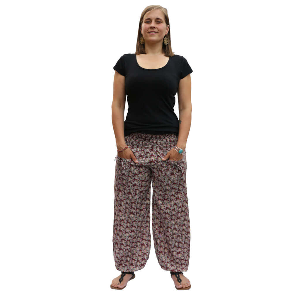 Unisex Pumphose braun Exotik