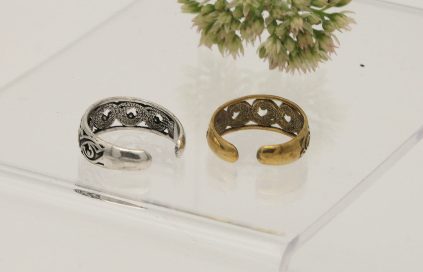 zehenring verstellbar kleiner finger ring
