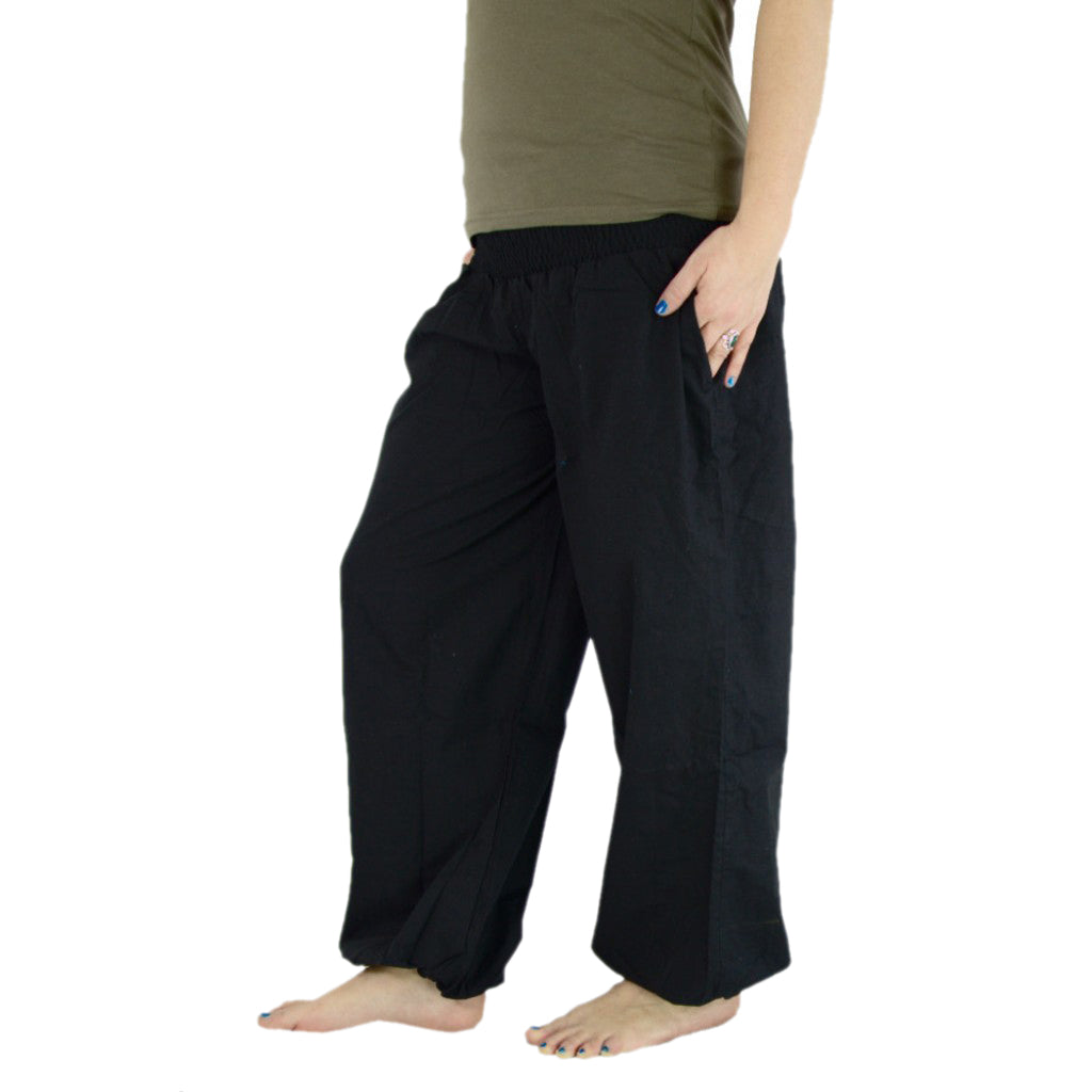 Freizeithose Damen in schwarz