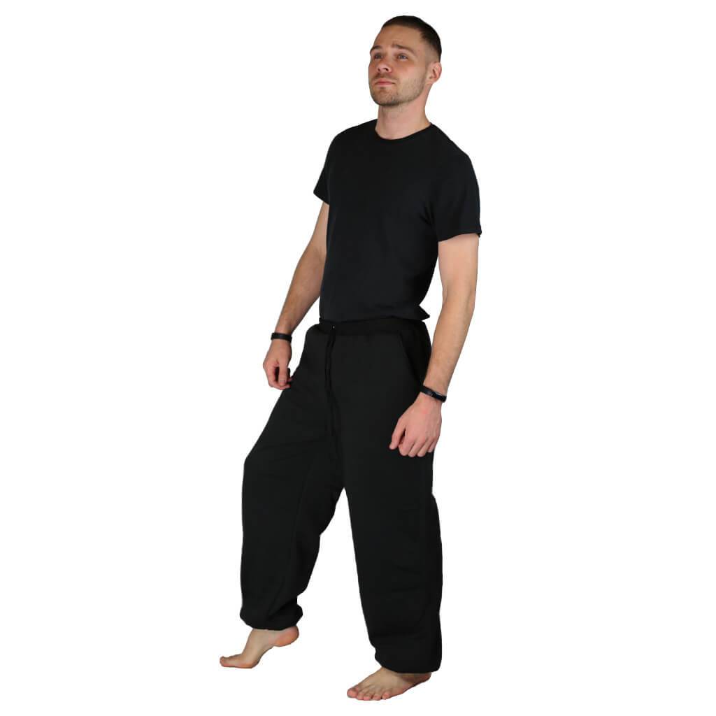 Warme Pumphose Fleece schwarz