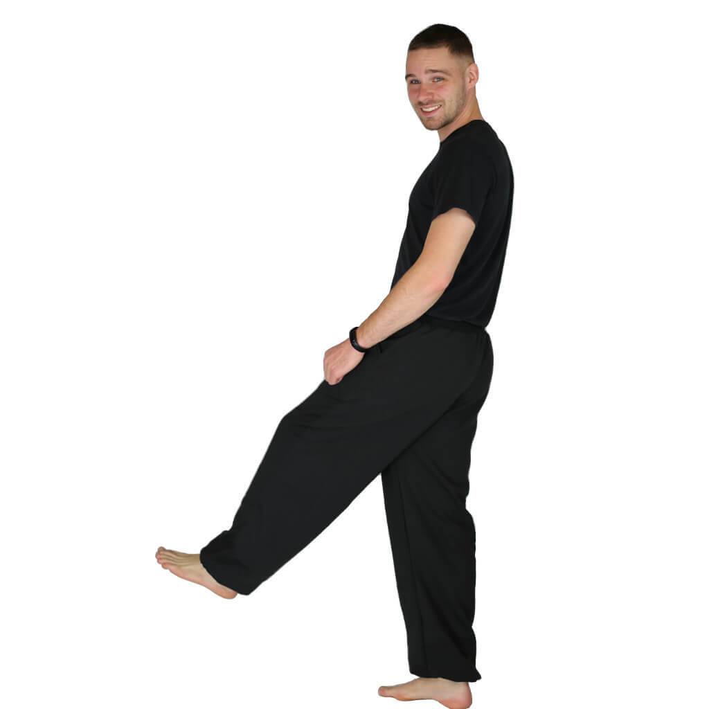 Warme Pumphose Fleece schwarz