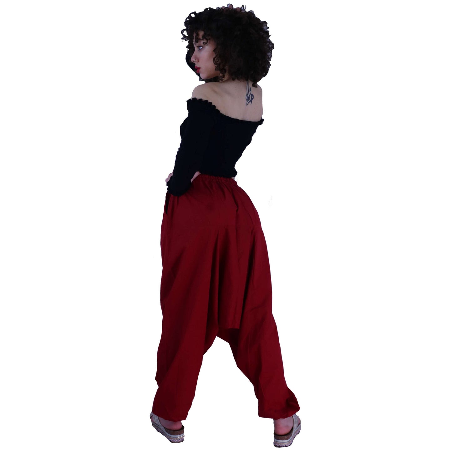 aladinhose haremshose rot unisex