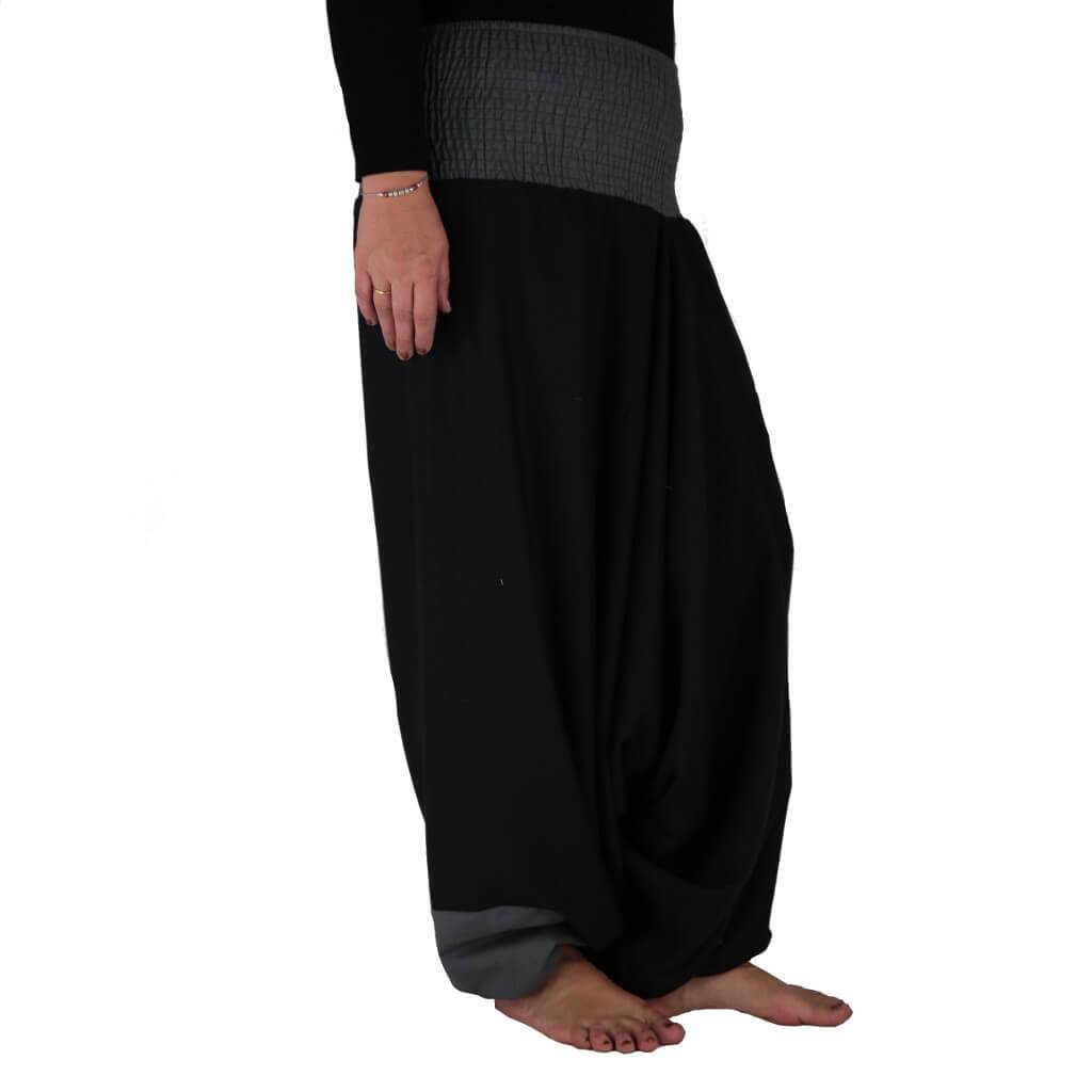 Warme Haremshose aus Fleece Winter