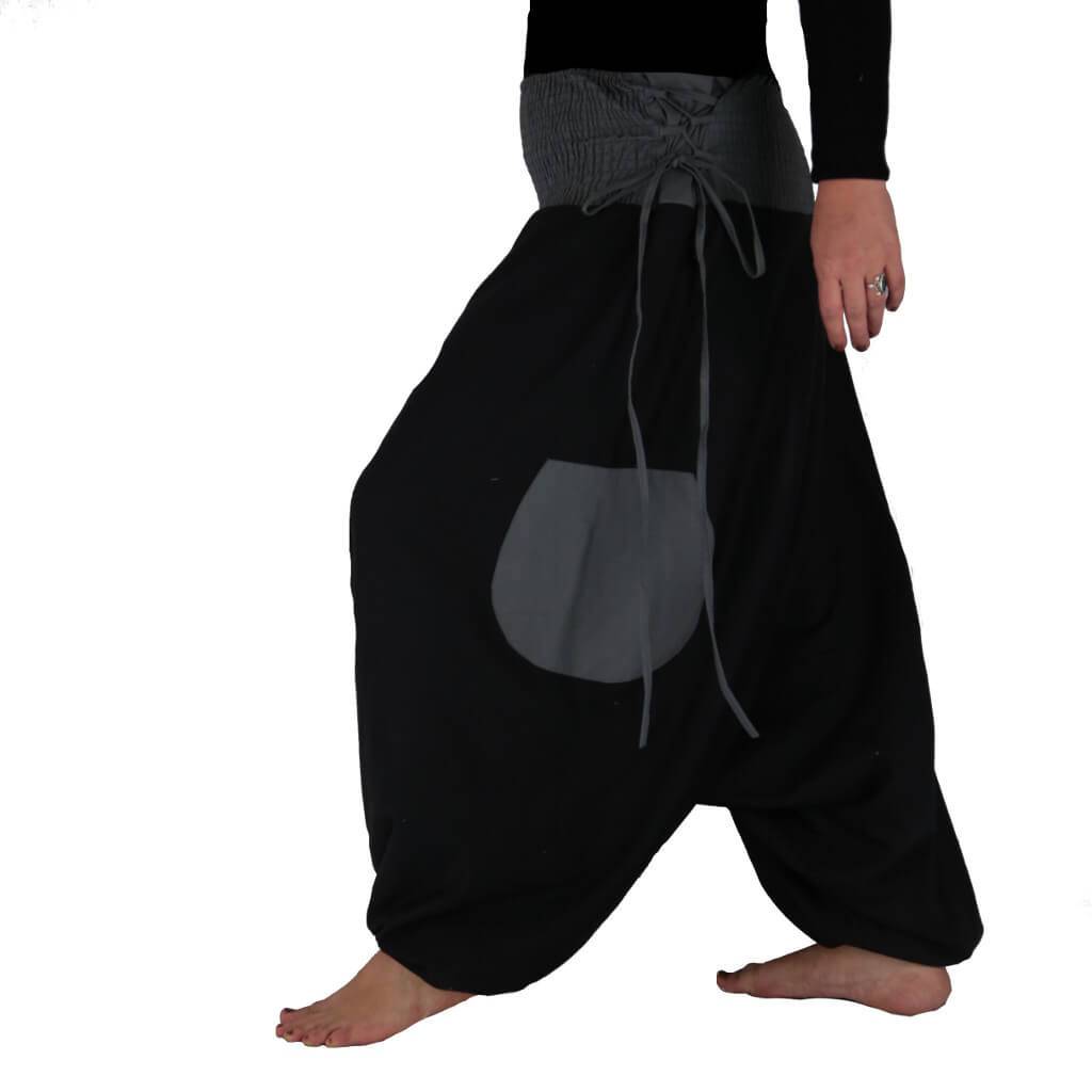 Warme Haremshose aus Fleece Winter