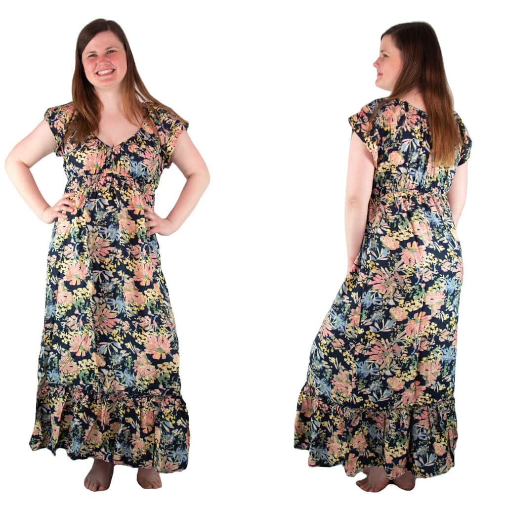 Maxi Sommerkleid Damen Kleid Strandkleid S - XL