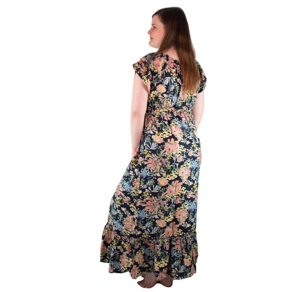 Maxi Sommerkleid mit Blumenmuster