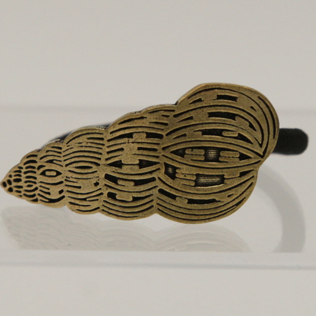 Haargummi Haarschmuck Metall Muscheln