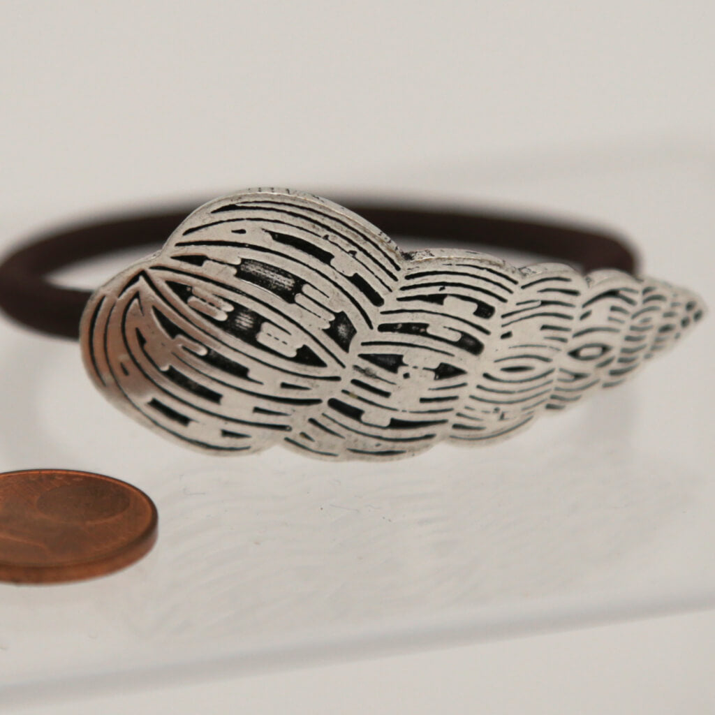 Haargummi Haarschmuck Metall Muscheln