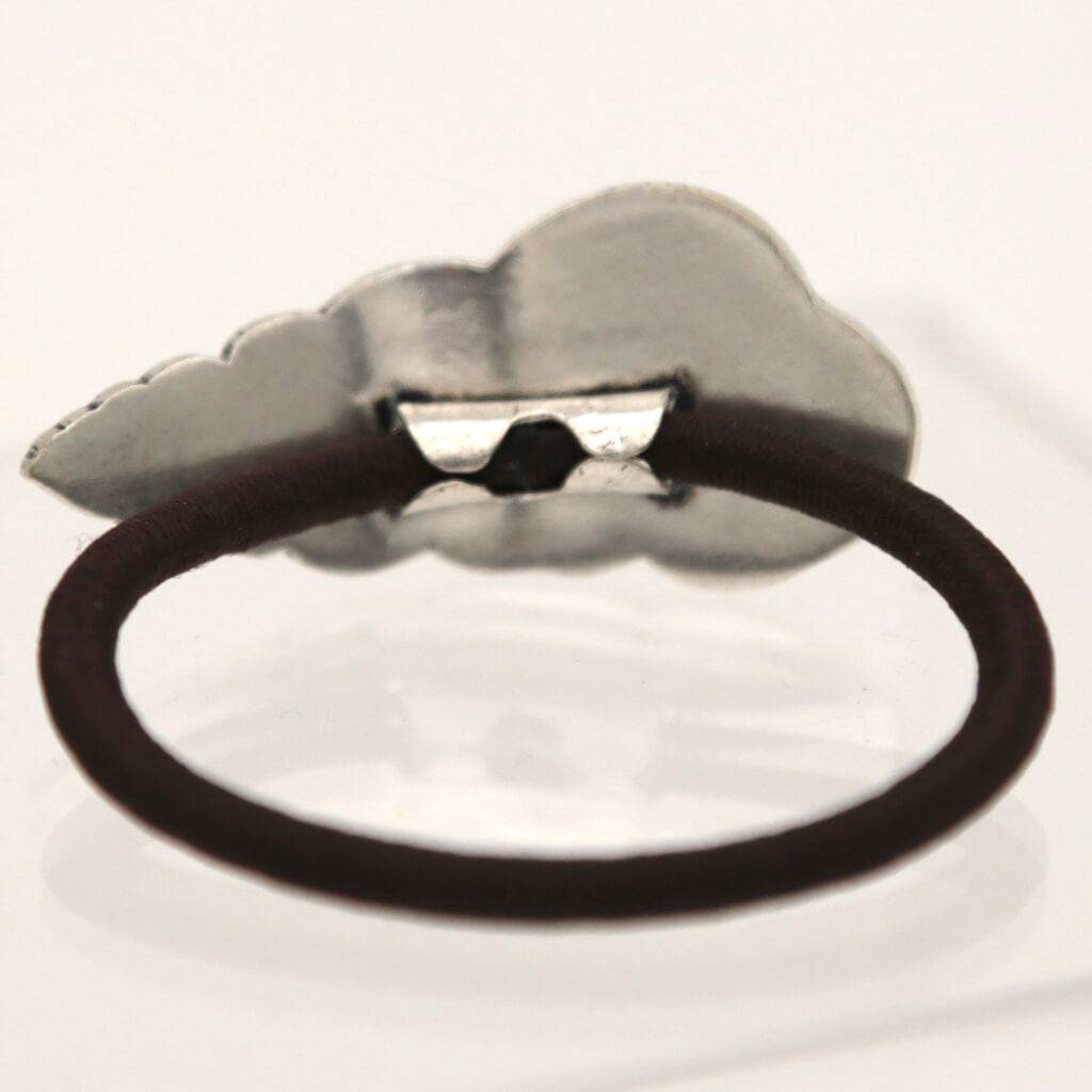 Haargummi Haarschmuck Metall Muscheln