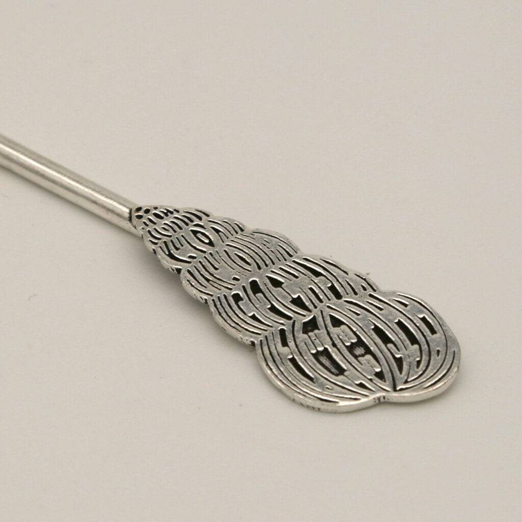 haarnadel silber muschel