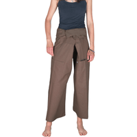 Thai Fischerhose Wickelhose braun