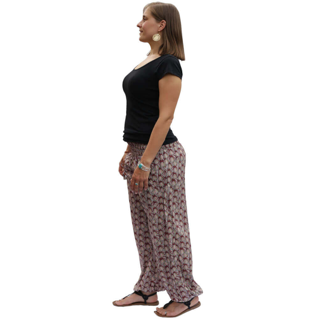 Unisex Pumphose braun Exotik
