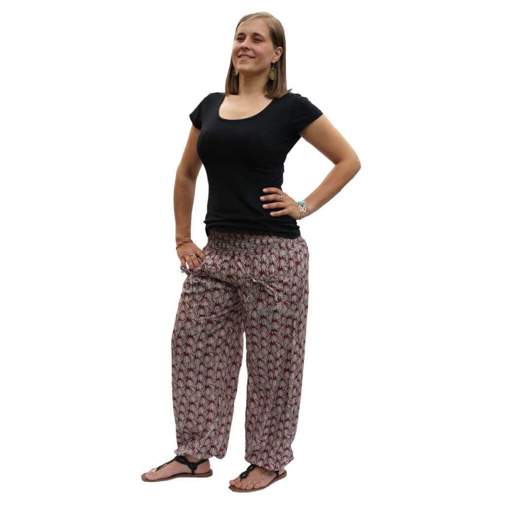 Unisex Pumphose braun Exotik