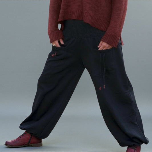 Warme Pumphose in schwarz