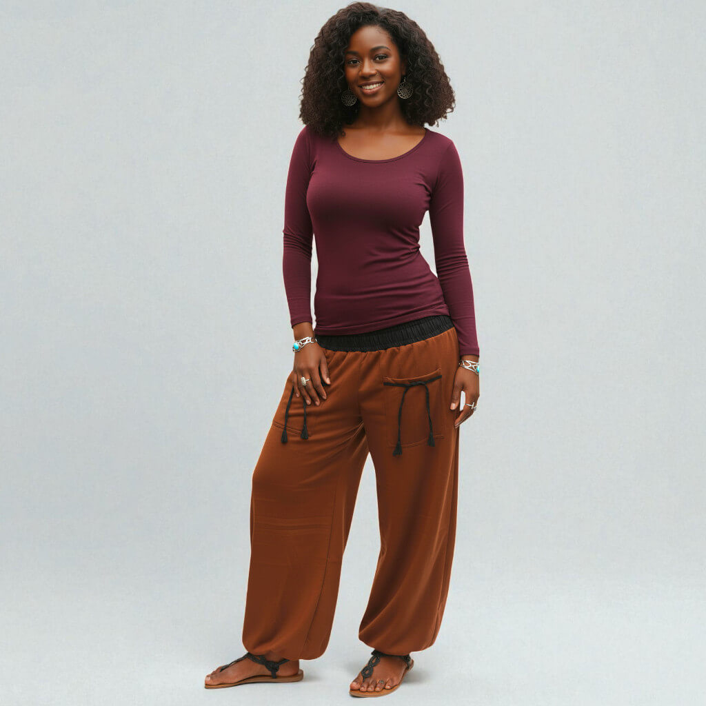 warme pumphose aus fleece für damen und herren