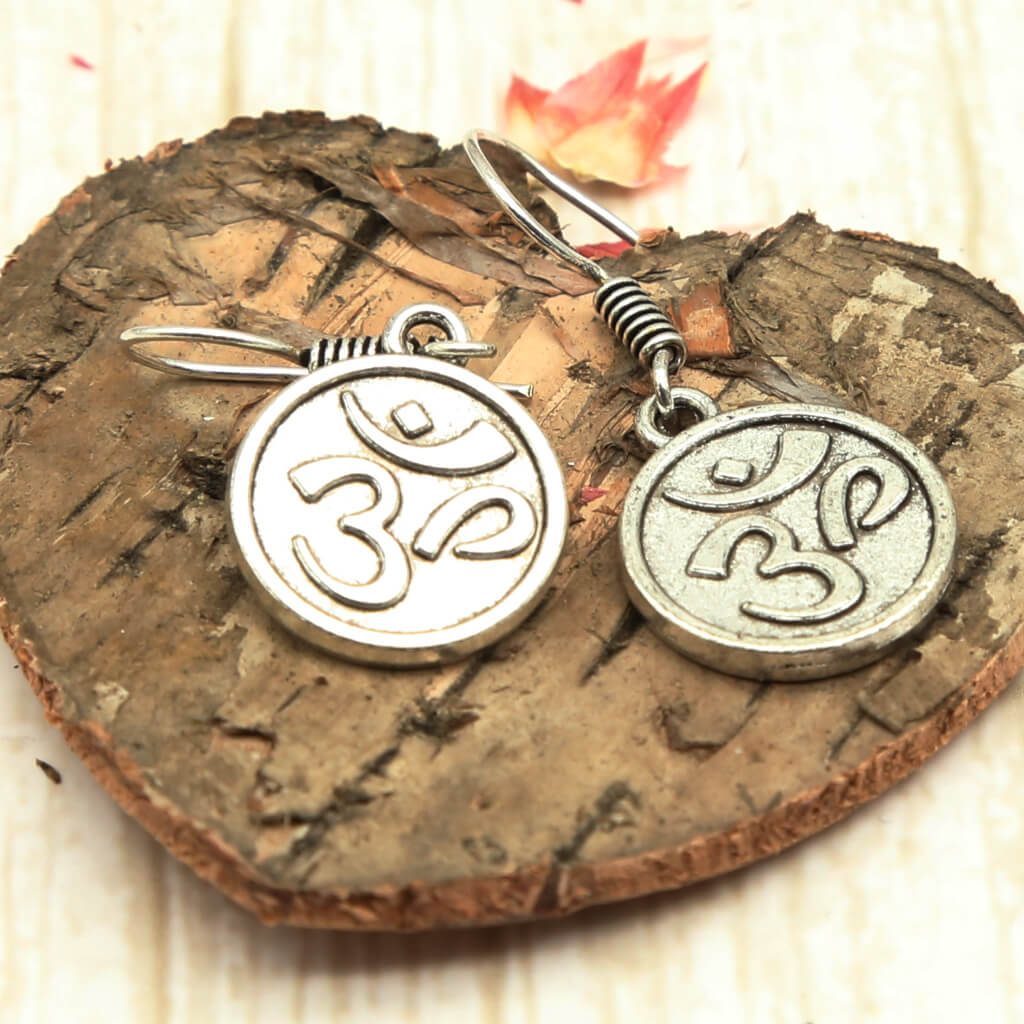 indische ohringe versilbert - geschenkidee zu weihnachten