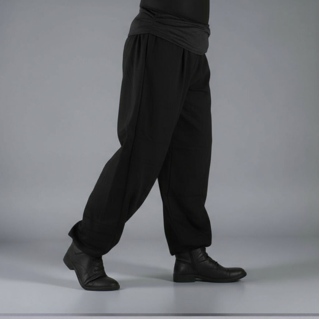 weite hosen mit gummibund