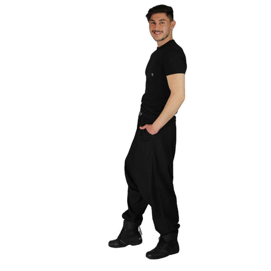 schwarze aladinhose - haremshose