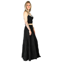 Maxirock mit Gummibund online bestellen - in schwarz