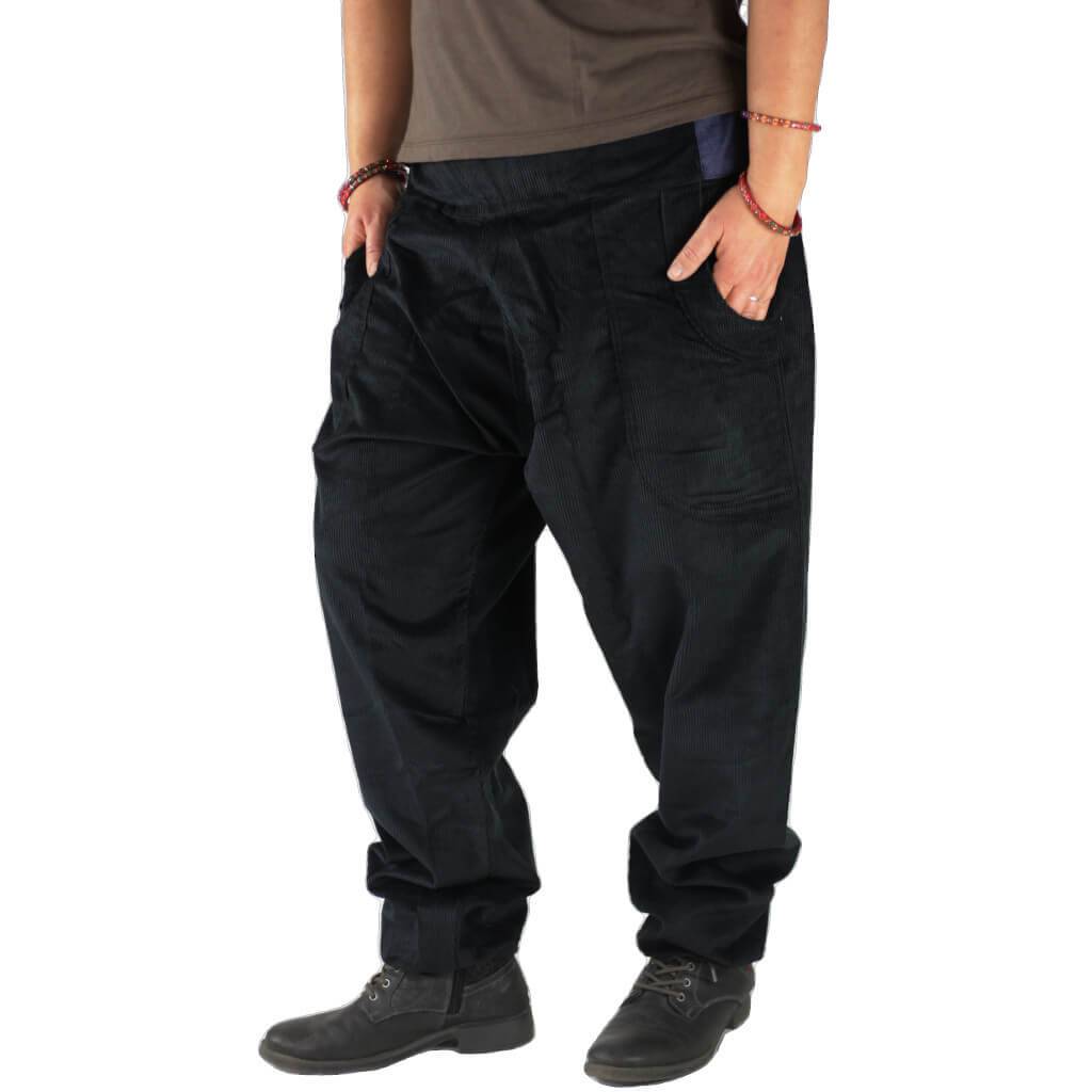 Cordhose schwarz