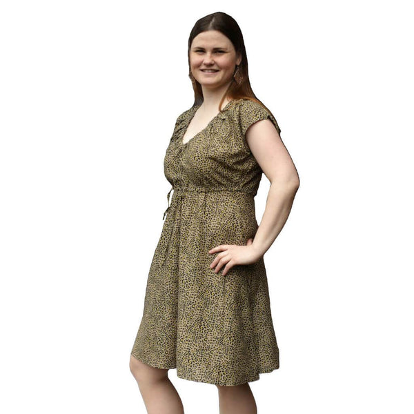 Kleid mit Leopardenmuster