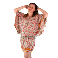 Kurzes Kleid Oversize Kaftan