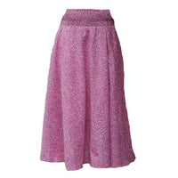 Damen Sommerrock aus 100% Baumwolle rosa