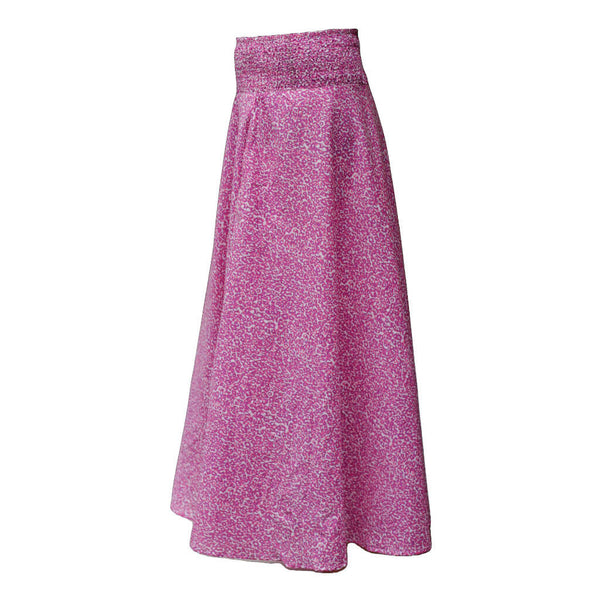 Damen Sommerrock aus 100% Baumwolle rosa