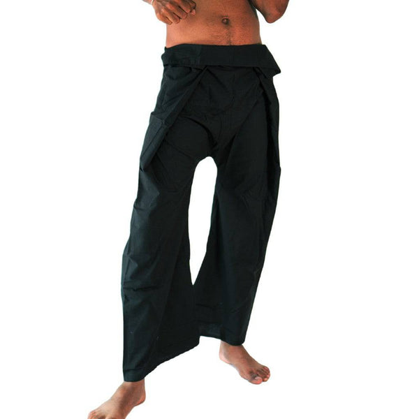 thai fischerhose wickelhose fisherman schwarz